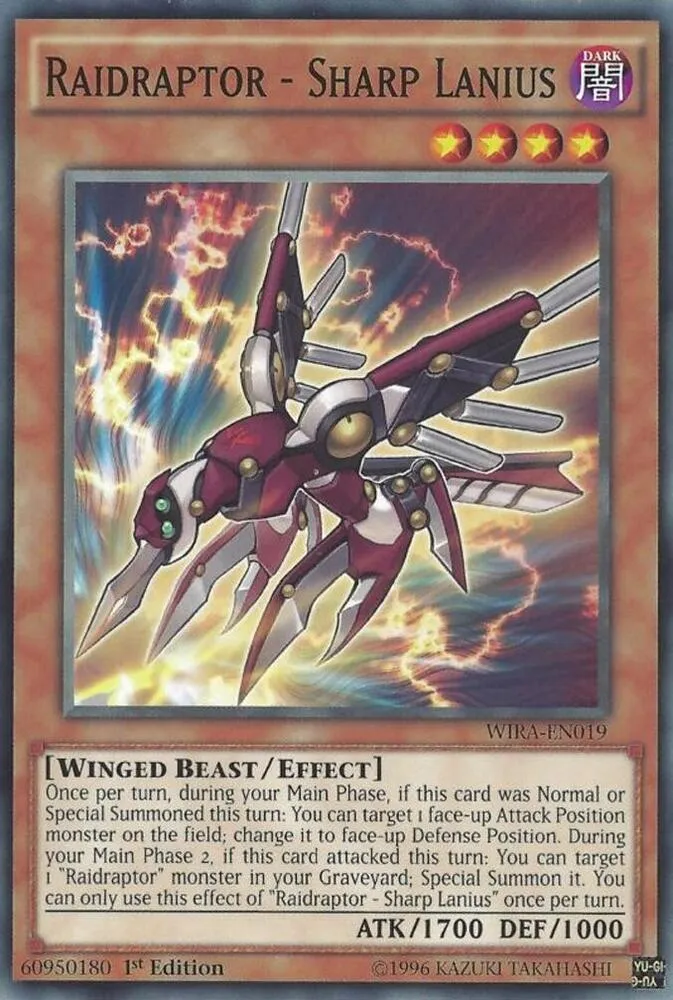 Raidraptor - Sharp Lanius — Wing Raiders — Yu-Gi-Oh!