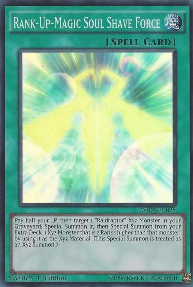 Rank-Up-Magic Soul Shave Force — Wing Raiders — Yu-Gi-Oh!