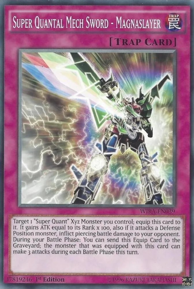 Super Quantal Mech Sword - Magnaslayer — Wing Raiders — Yu-Gi-Oh!