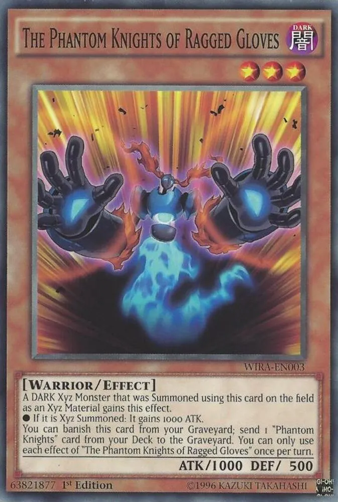 The Phantom Knights of Ragged Gloves from Wing Raiders - Yu-Gi-Oh!