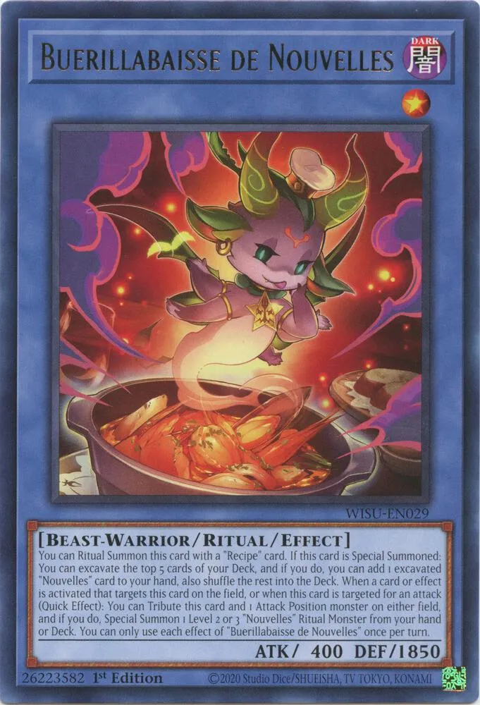 Buerillabaisse de Nouvelles — Wild Survivors — Yu-Gi-Oh!