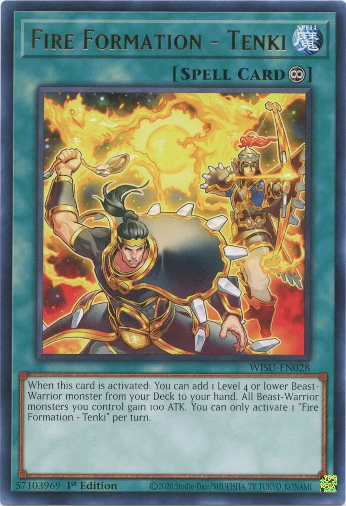 Fire Formation - Tenki — Wild Survivors — Yu-Gi-Oh!