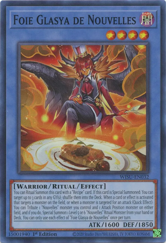 Foie Glasya de Nouvelles — Wild Survivors — Yu-Gi-Oh!