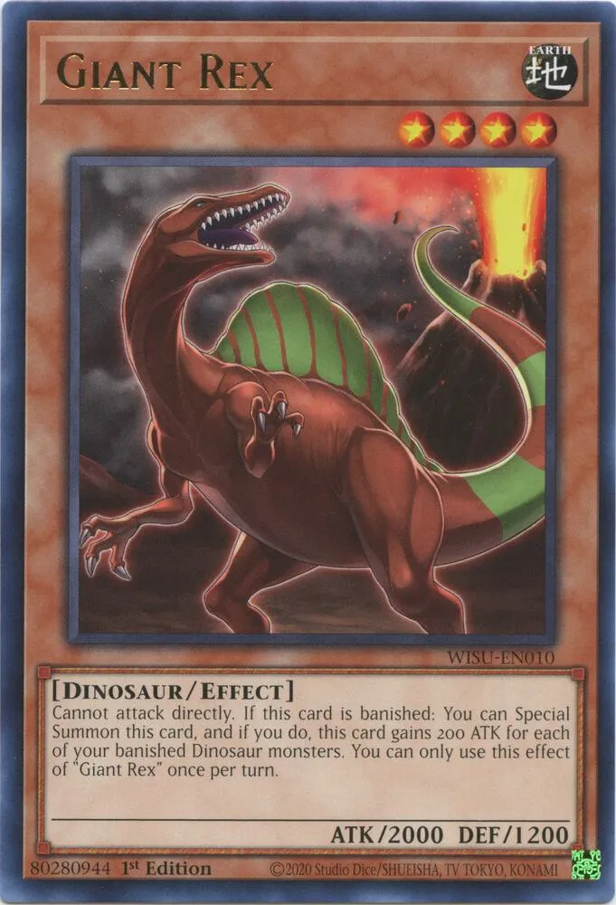Giant Rex — Wild Survivors — Yu-Gi-Oh!