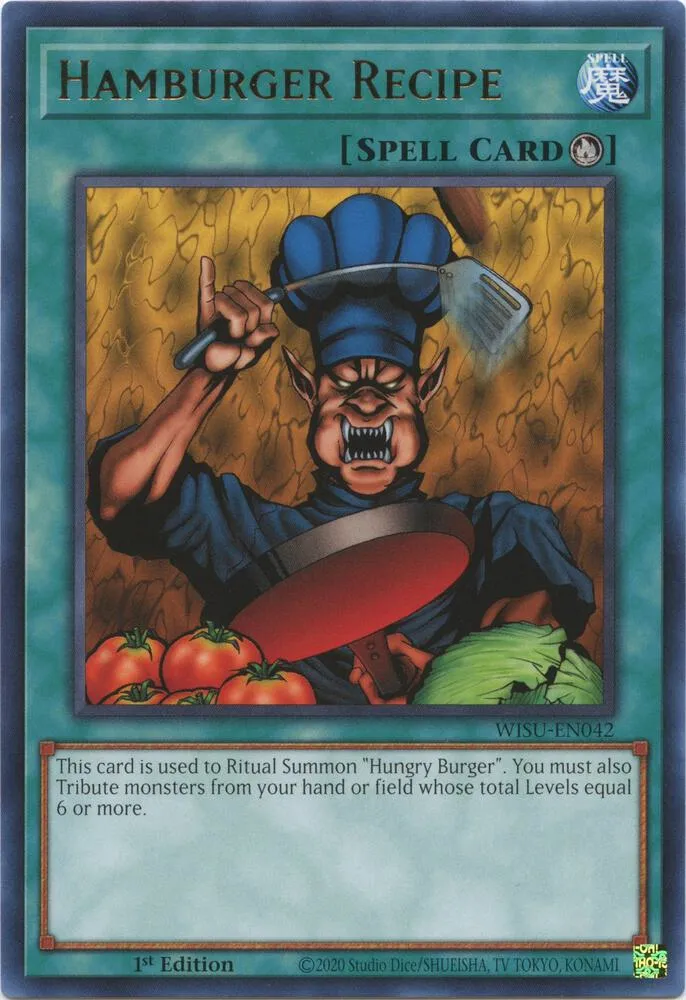 Hamburger Recipe — Wild Survivors — Yu-Gi-Oh!