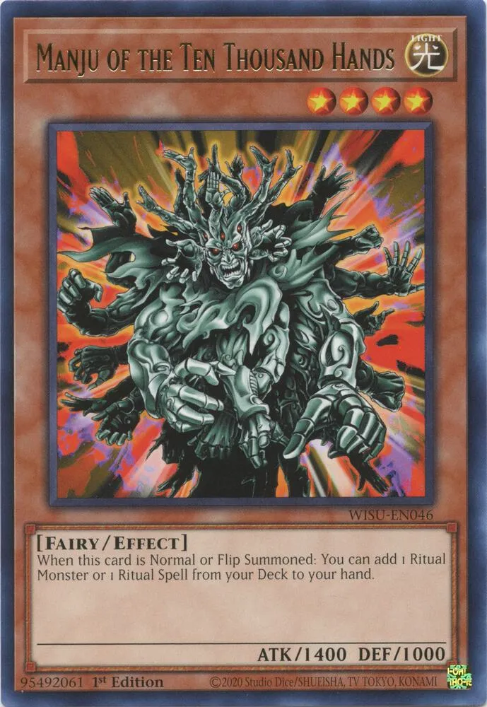 Manju of the Ten Thousand Hands — Wild Survivors — Yu-Gi-Oh!