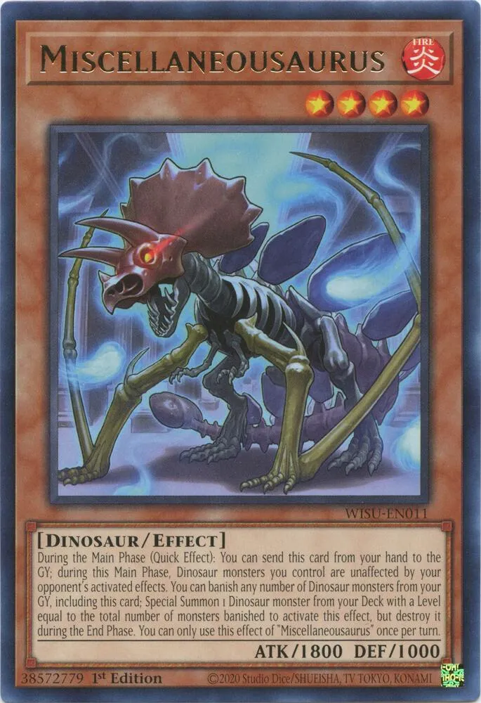 Miscellaneousaurus — Wild Survivors — Yu-Gi-Oh!