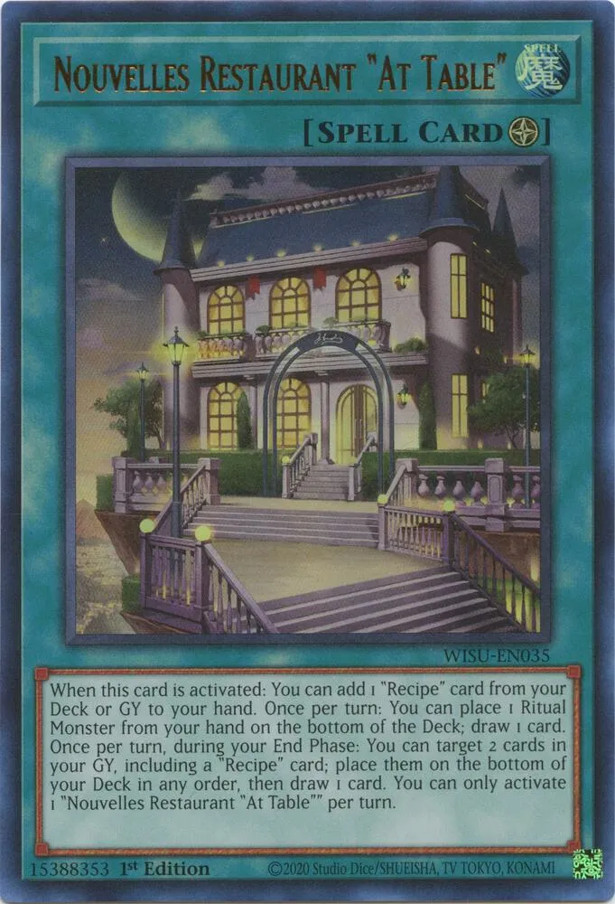 Nouvelles Restaurant "At Table" — Wild Survivors — Yu-Gi-Oh!