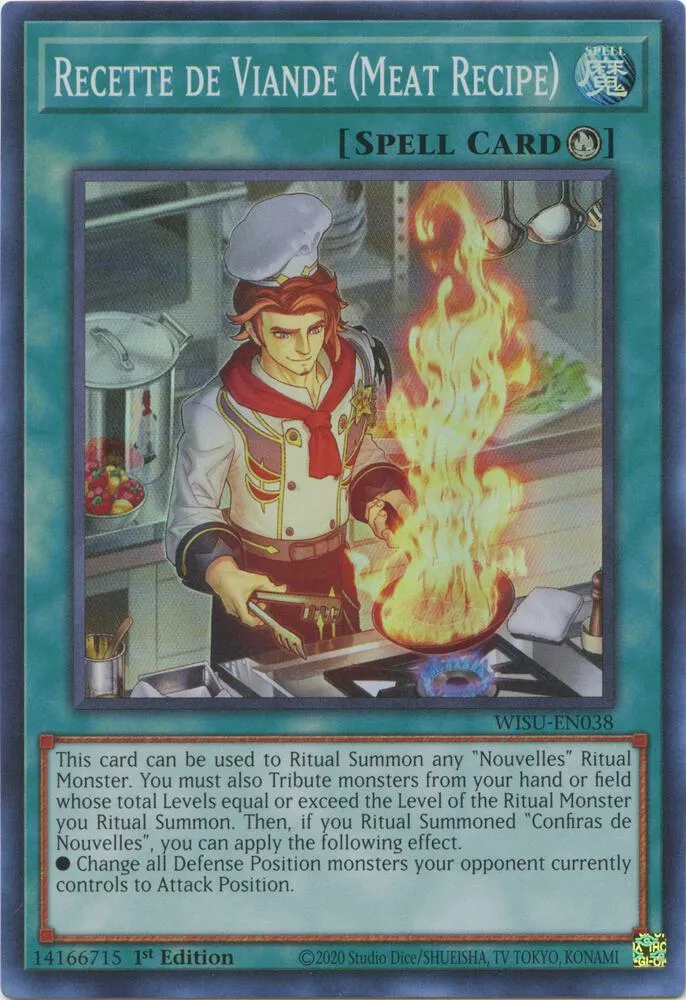 Recette de Viande (Meat Recipe) — Wild Survivors — Yu-Gi-Oh!