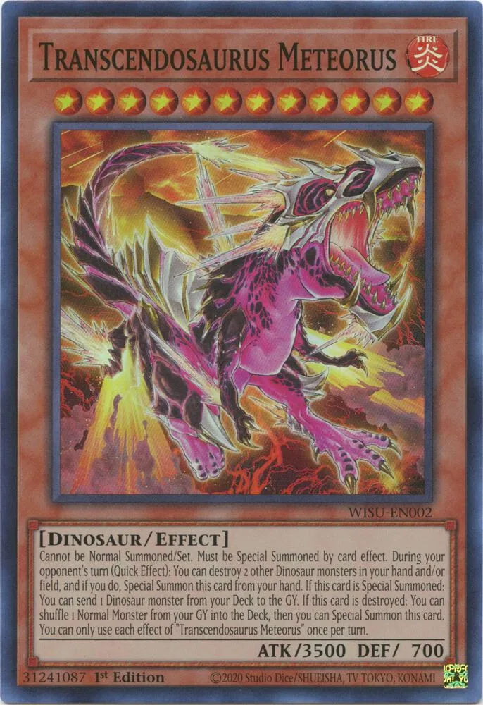 Transcendosaurus Meteorus — Wild Survivors — Yu-Gi-Oh!