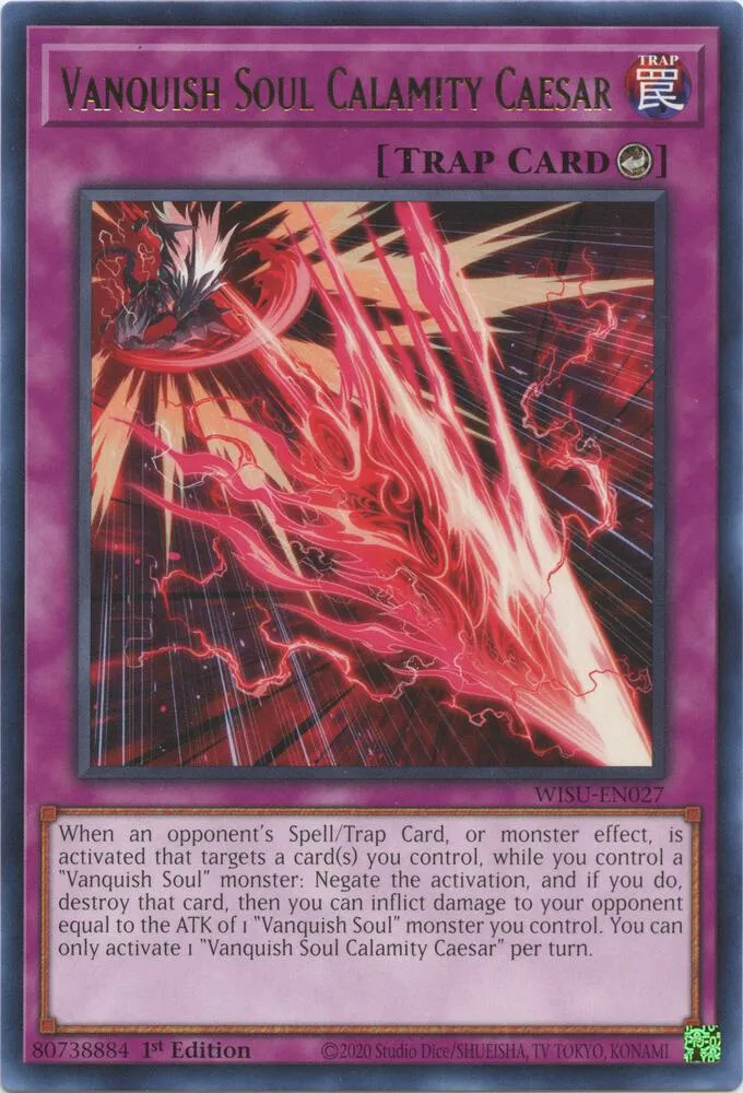 Vanquish Soul Calamity Caesar — Wild Survivors — Yu-Gi-Oh!