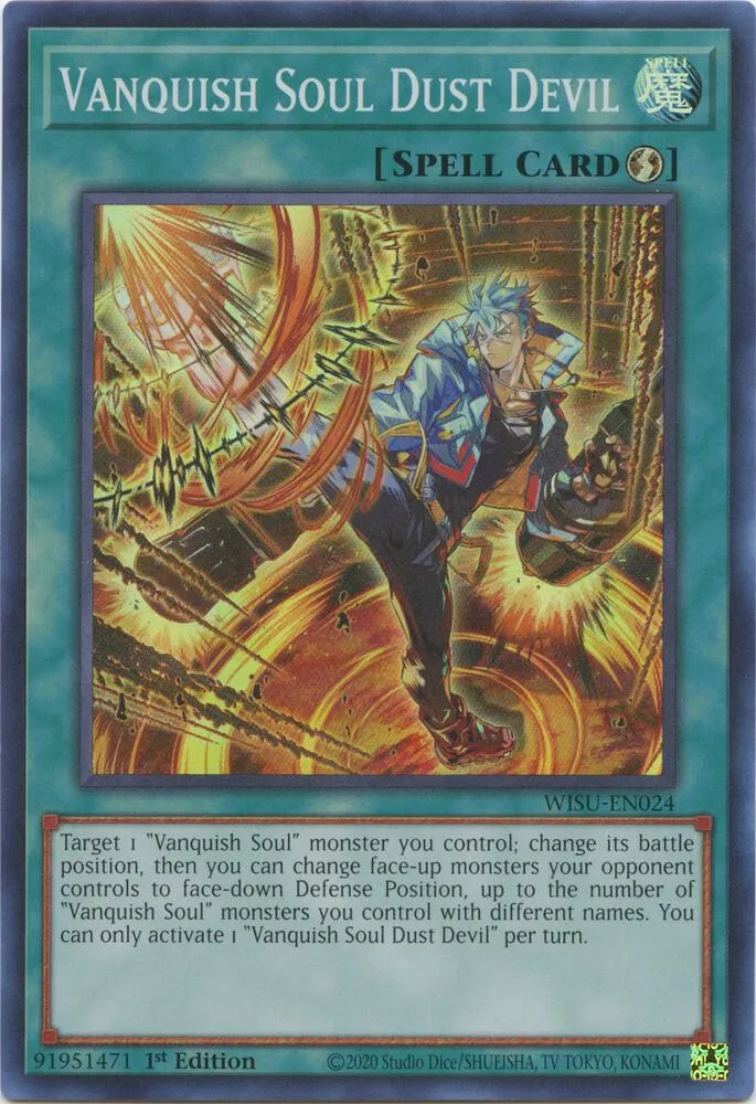 Vanquish Soul Dust Devil — Wild Survivors — Yu-Gi-Oh!