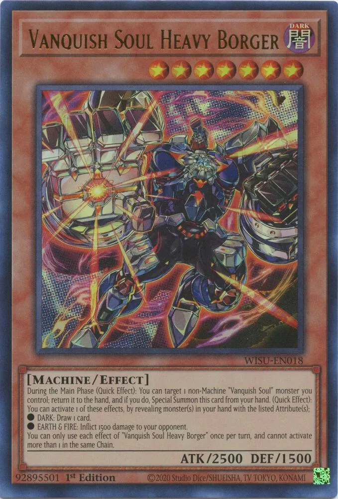 Vanquish Soul Heavy Borger — Wild Survivors — Yu-Gi-Oh!