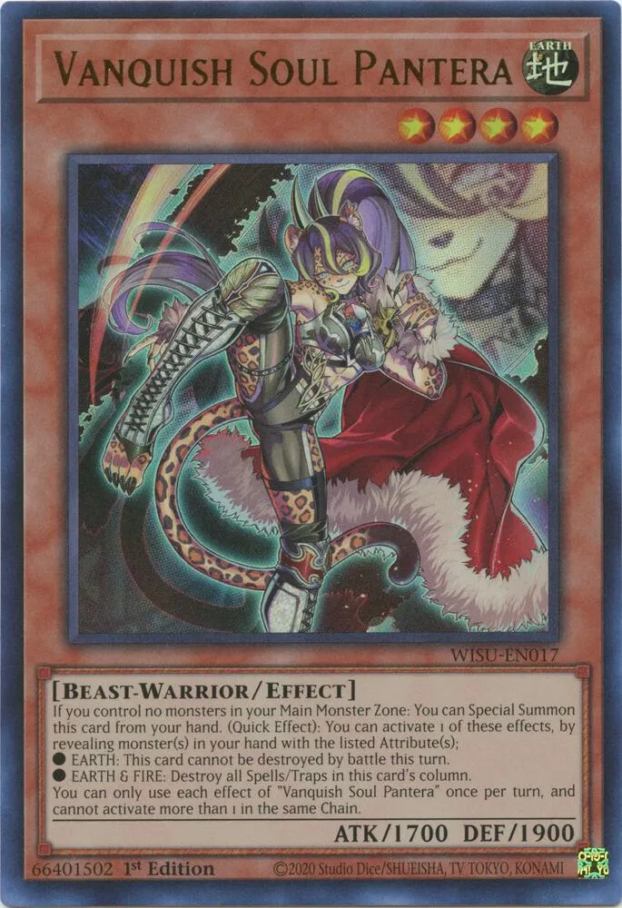 Vanquish Soul Pantera — Wild Survivors — Yu-Gi-Oh!