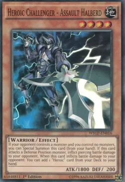 Heroic Challenger - Assault Halberd — World Superstars — Yu-Gi-Oh!