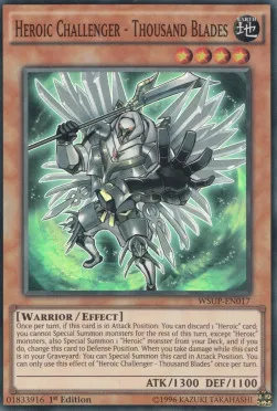 Heroic Challenger - Thousand Blades — World Superstars — Yu-Gi-Oh!