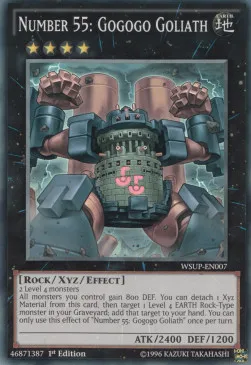 Number 55: Gogogo Goliath — World Superstars — Yu-Gi-Oh!