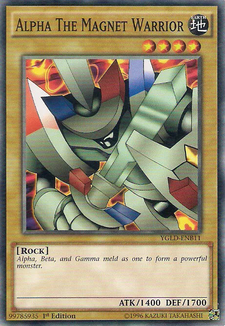 Alpha, le Guerrier Magnétique — Yugi's Legendary Decks — Yu-Gi-Oh!