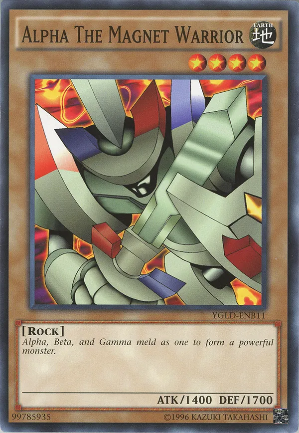 Alpha The Magnet Warrior — Yugi's Legendary Decks - Unlimited — Yu-Gi-Oh!