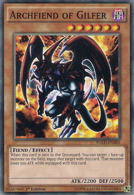 Archfiend of Gilfer — Yugi's Legendary Decks — Yu-Gi-Oh!