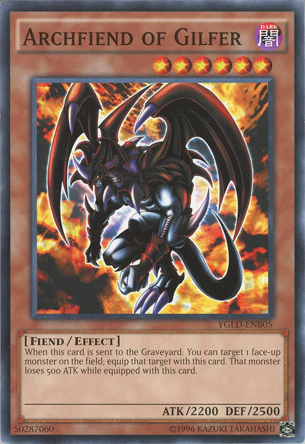 Archfiend of Gilfer from Yugi's Legendary Decks - Unlimited - Yu-Gi-Oh!