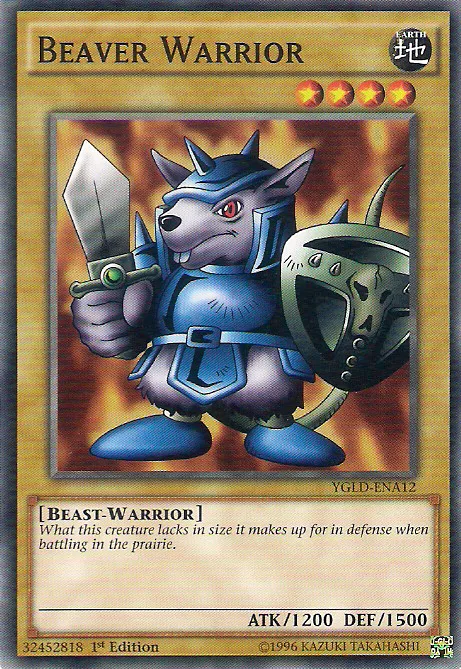 Guerrier Castor — Yugi's Legendary Decks — Yu-Gi-Oh!