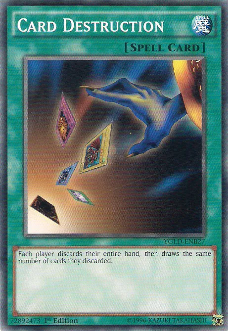 Destruction de Carte — Yugi's Legendary Decks — Yu-Gi-Oh!