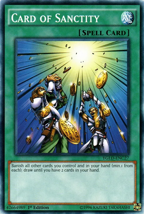 Card of Sanctity — Yugi's Legendary Decks — Yu-Gi-Oh!