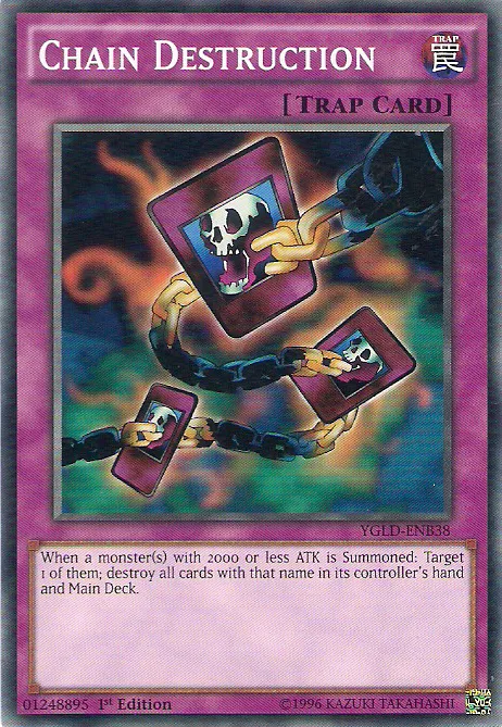 Destruction en Chaîne — Yugi's Legendary Decks — Yu-Gi-Oh!
