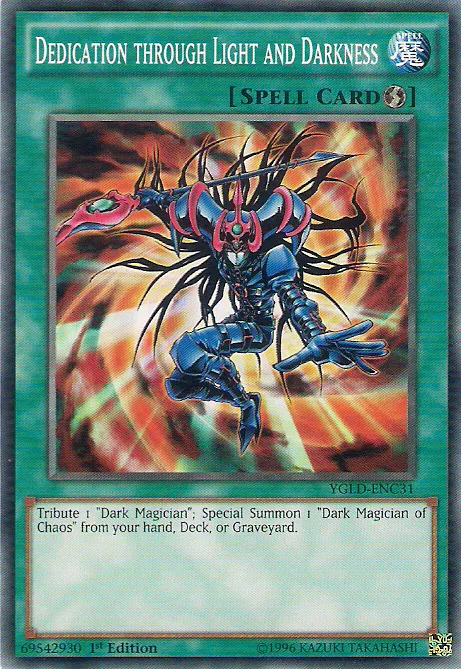 Dedication through Light and Darkness from Yugi's Legendary Decks - Yu-Gi-Oh!