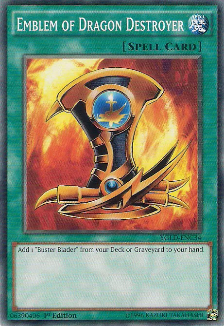 Emblème du Destructeur de Dragon — Yugi's Legendary Decks — Yu-Gi-Oh!