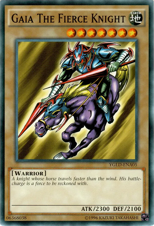 Gaia The Fierce Knight — Yugi's Legendary Decks - Unlimited — Yu-Gi-Oh!