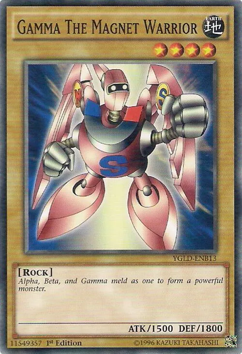 Gamma, le Guerrier Magnétique — Yugi's Legendary Decks — Yu-Gi-Oh!