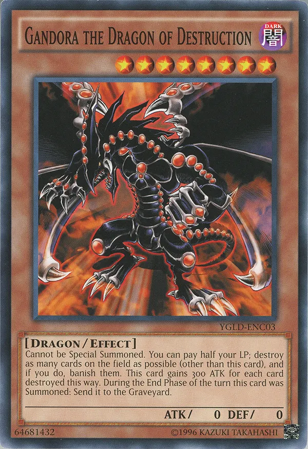 Gandora the Dragon of Destruction from Yugi's Legendary Decks - Unlimited - Yu-Gi-Oh!