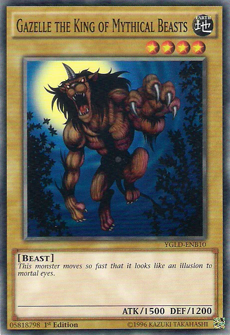 Gazelle the King of Mythical Beasts — Yugi's Legendary Decks — Yu-Gi-Oh!