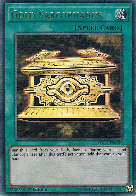 Gold Sarcophagus — Yugi's Legendary Decks — Yu-Gi-Oh!