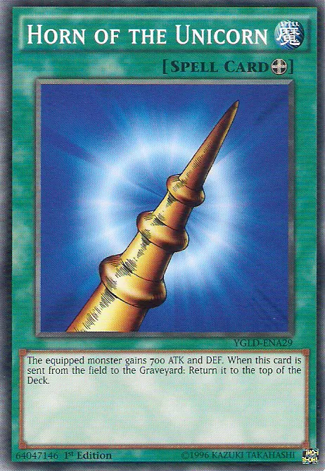 Corne de l'Unicorne — Yugi's Legendary Decks — Yu-Gi-Oh!