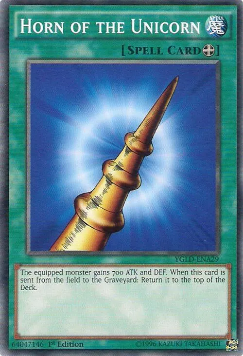 Horn of the Unicorn — Yugi's Legendary Decks - Unlimited — Yu-Gi-Oh!