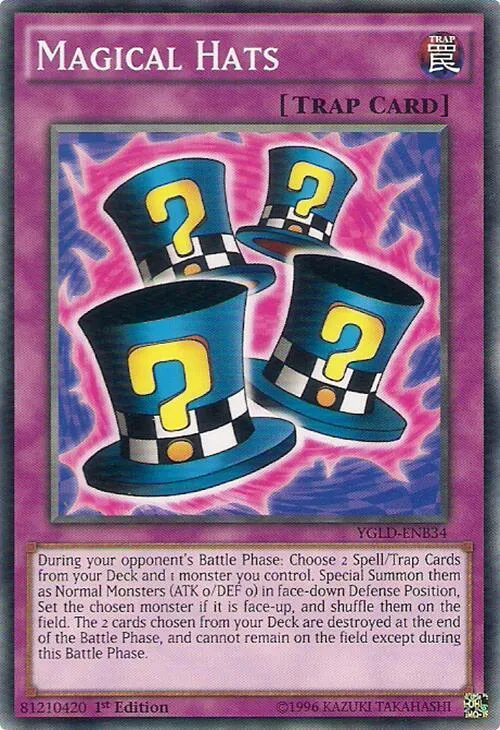Chapeaux Magiques — Yugi's Legendary Decks — Yu-Gi-Oh!