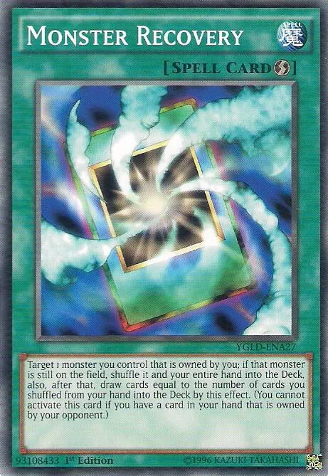 Guérison de Monstre — Yugi's Legendary Decks — Yu-Gi-Oh!