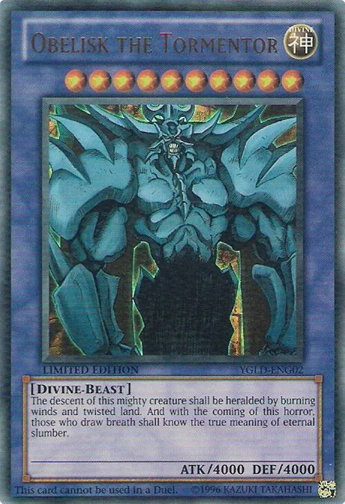 Obelisk the Tormentor — Yugi's Legendary Decks — Yu-Gi-Oh!