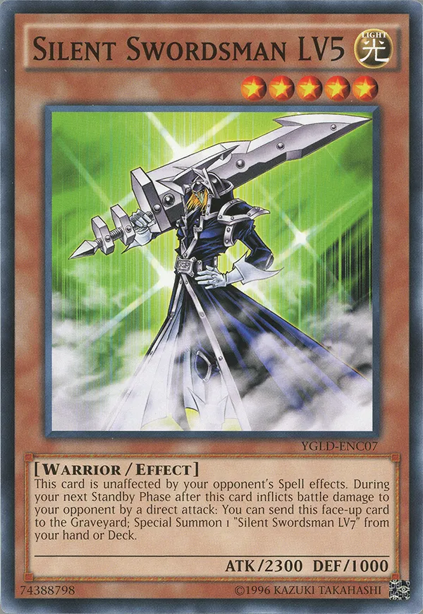 Silent Swordsman LV5 from Yugi's Legendary Decks - Unlimited - Yu-Gi-Oh!