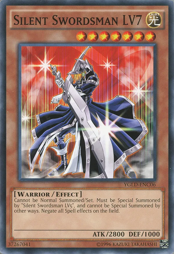 Silent Swordsman LV7 — Yugi's Legendary Decks - Unlimited — Yu-Gi-Oh!