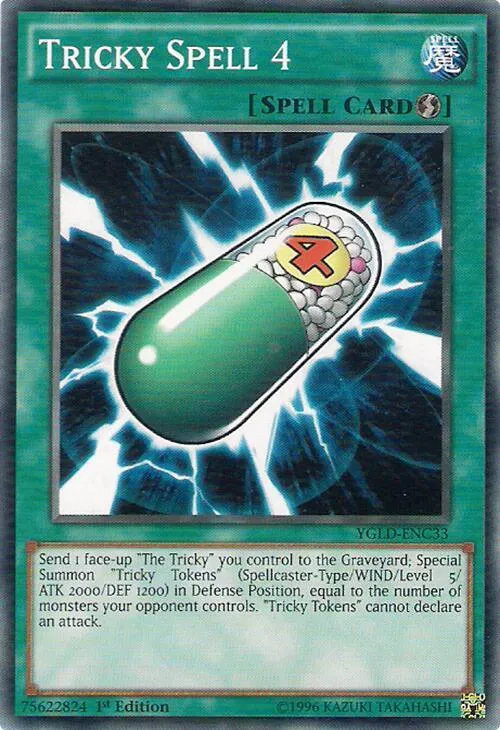 Tricky Spell 4 from Yugi's Legendary Decks - Unlimited - Yu-Gi-Oh!