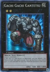 Gachi Gachi Gantetsu — Starter Deck: Dawn of the Xyz — Yu-Gi-Oh!