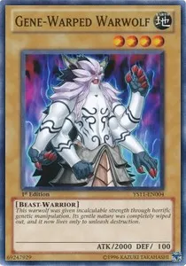Gene-Warped Warwolf — Starter Deck: Dawn of the Xyz — Yu-Gi-Oh!