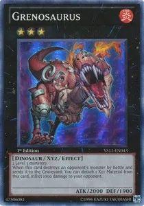 Grenosaurus — Starter Deck: Dawn of the Xyz — Yu-Gi-Oh!