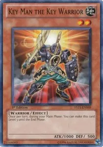 Key Man the Key Warrior — Starter Deck: Dawn of the Xyz — Yu-Gi-Oh!