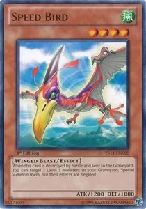 Speed Bird — Starter Deck: Dawn of the Xyz — Yu-Gi-Oh!