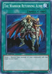 The Warrior Returning Alive — Starter Deck: Dawn of the Xyz — Yu-Gi-Oh!